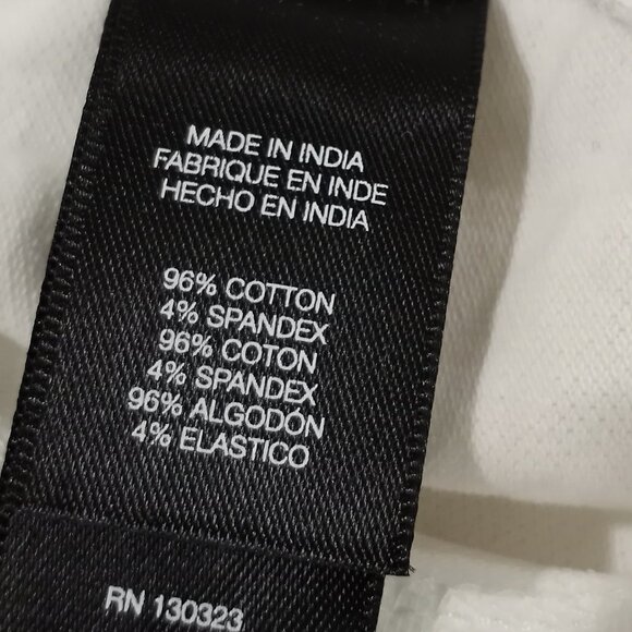 REACTION KENNETH COLE WHITE T SHORT SLEEVE POLO WITH FRONT ZIPPER L - Picture 2 of 6